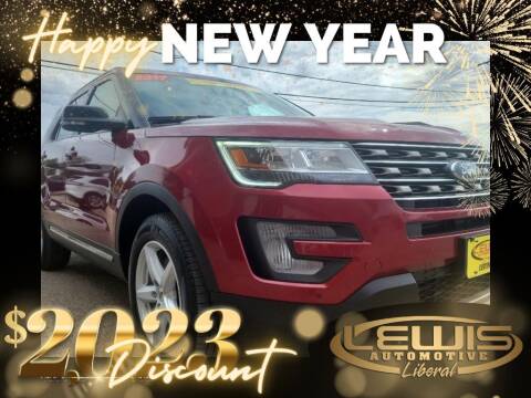2017 Ford Explorer for sale at Lewis Chevrolet Buick of Liberal in Liberal KS