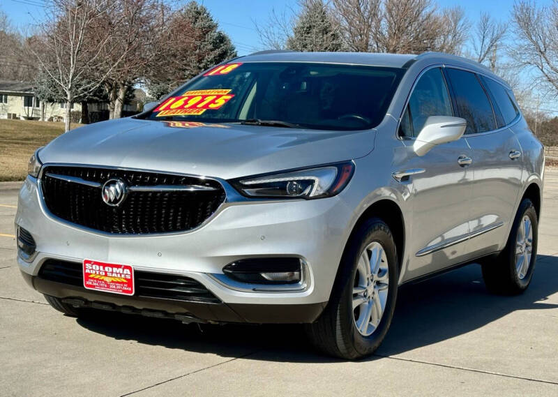 2018 Buick Enclave for sale at SOLOMA AUTO SALES in Grand Island NE