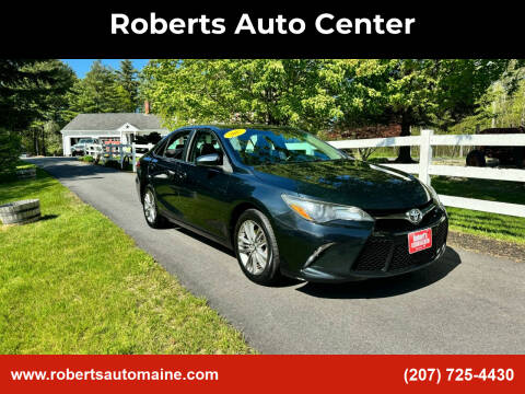 2017 Toyota Camry for sale at Roberts Auto Center in Bowdoinham ME