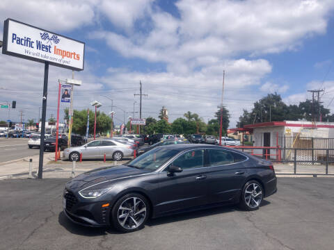 2021 Hyundai Sonata for sale at Pacific West Imports in Los Angeles CA