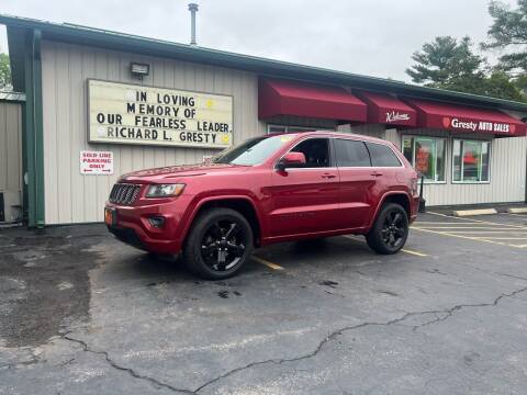 2015 Jeep Grand Cherokee for sale at GRESTY AUTO SALES in Loves Park IL