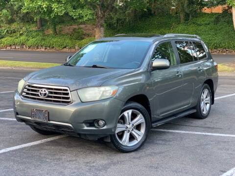 2008 Toyota Highlander for sale at H&W Auto Sales in Lakewood WA