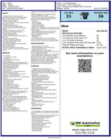 2019 Nissan Rogue SV