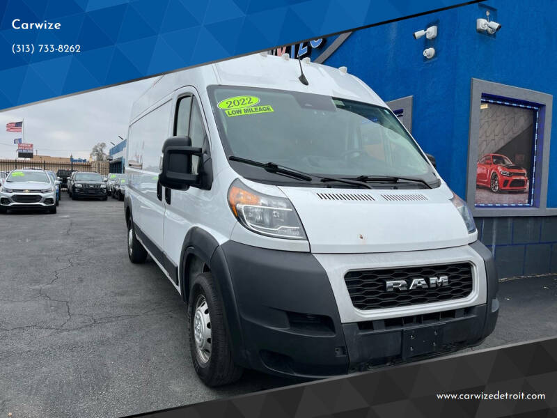 2022 RAM ProMaster for sale at Carwize in Detroit MI