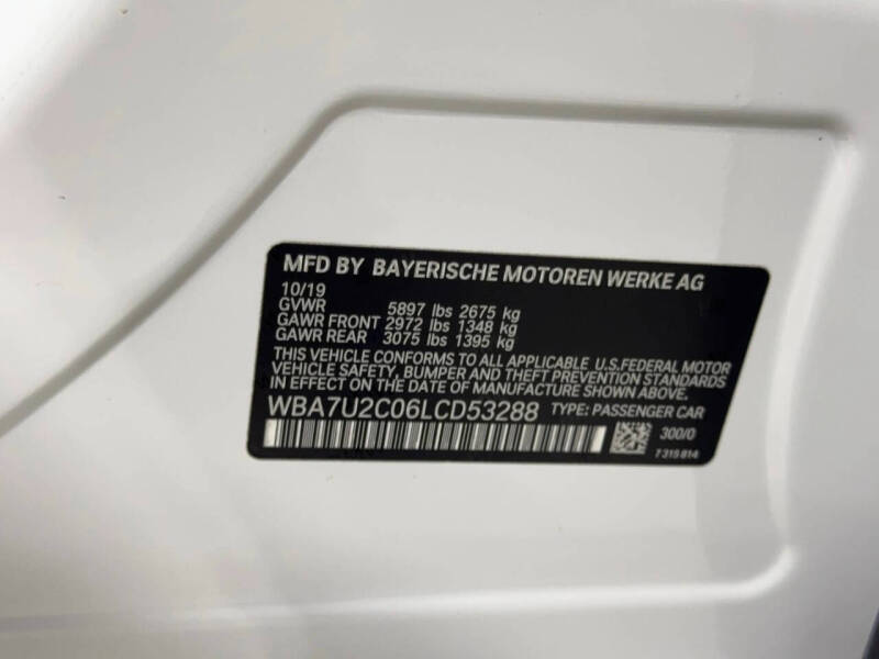 2020 BMW 7 Series 750i xDrive