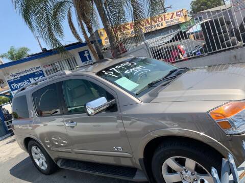 2008 Nissan Armada for sale at Olympic Motors in Los Angeles CA