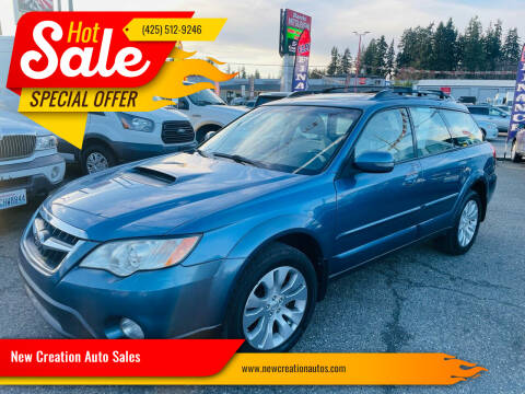 2008 Subaru Outback for sale at New Creation Auto Sales in Everett WA