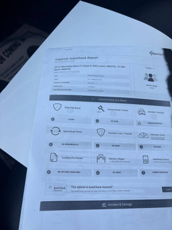 2012 Mercedes-Benz E-Class