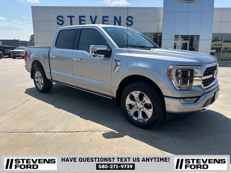 Used 2023 Ford F-150 Platinum with VIN 1FTFW1E82PFB82790 for sale in Enid, OK