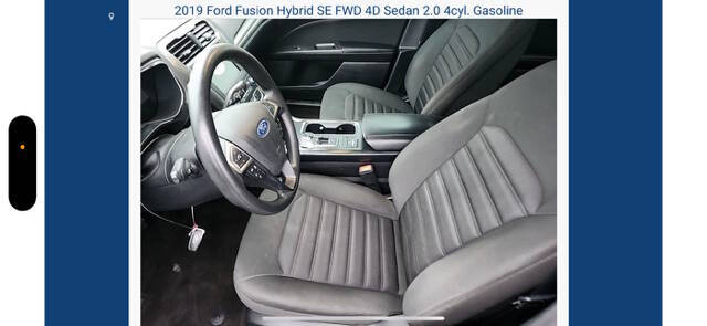 2019 Ford Fusion Hybrid SE photo 6