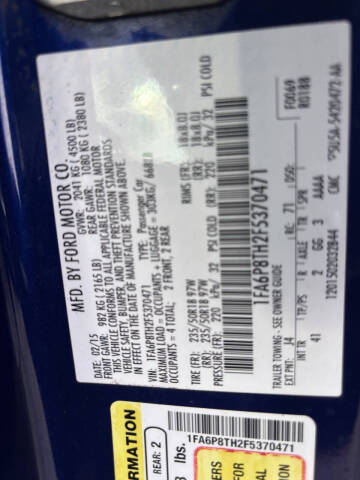 2015 Ford Mustang EcoBoost Premium