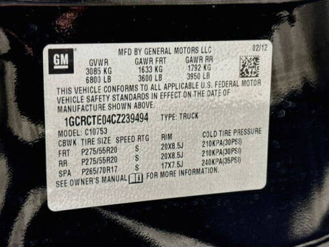 2012 Chevrolet Silverado 1500