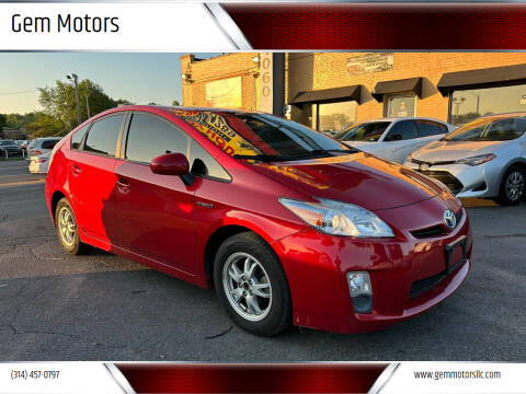 2011 Toyota Prius for sale at Gem Motors in Saint Louis MO