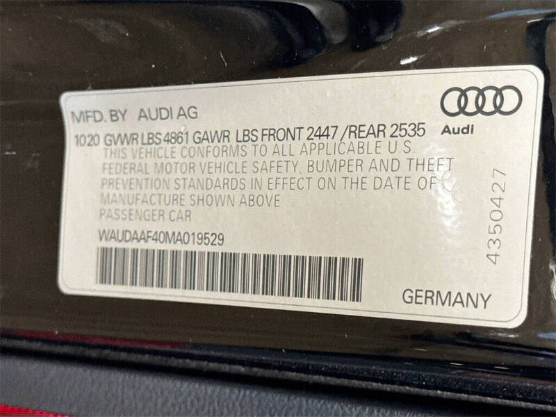 2021 Audi A4 quattro S line Premium 45 TFSI