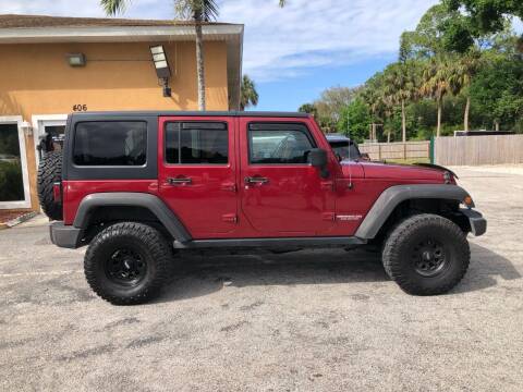 2012 Jeep Wrangler Unlimited for sale at Palm Auto Sales in West Melbourne FL