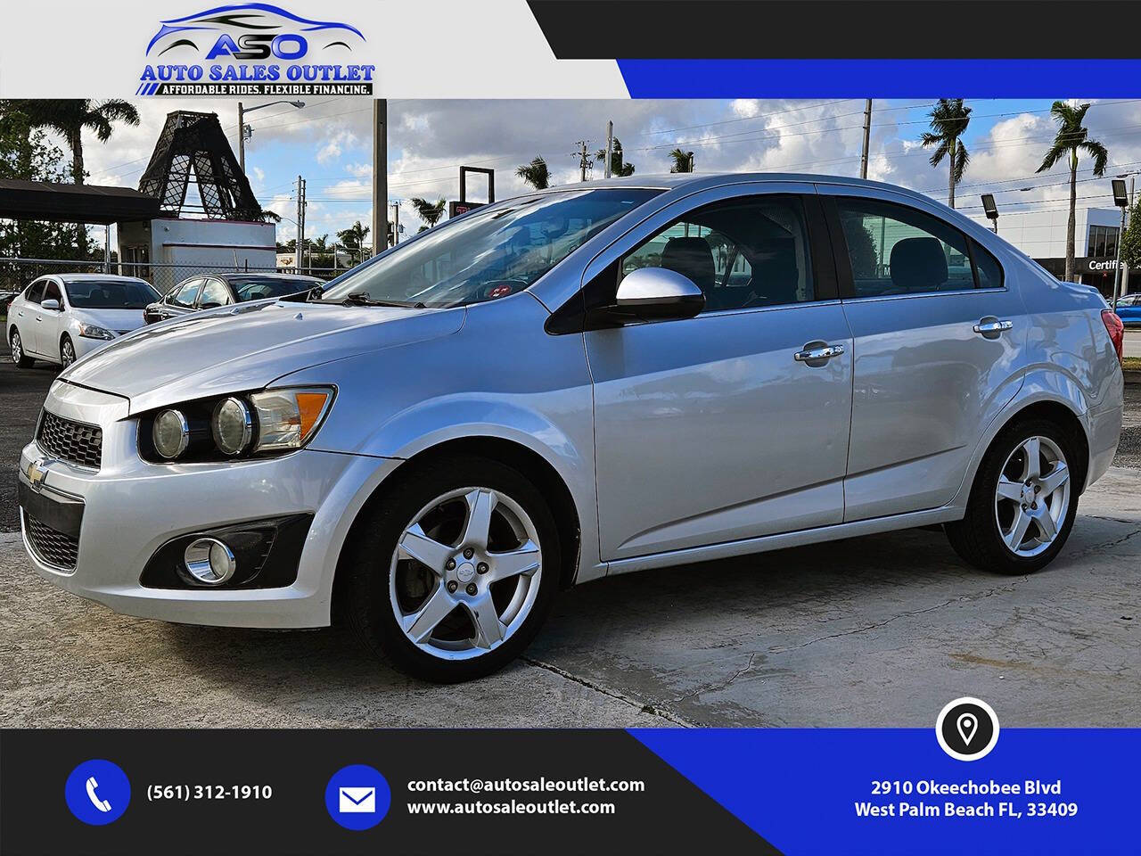 2015 Chevrolet Sonic for sale at Auto Sales Outlet in West Palm Beach, FL