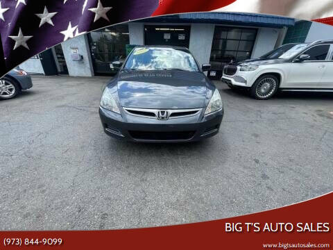 2007 Honda Accord for sale at Big T's Auto Sales in Belleville NJ