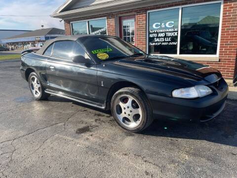 1996 Ford Mustang for sale at C&C Affordable Auto and Truck Sales in Tipp City OH