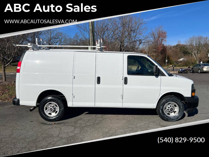 2018 GMC Savana for sale at ABC Auto Sales in Culpeper VA