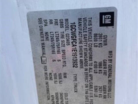 2014 Chevrolet Express 2500