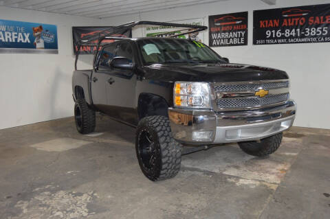 2012 Chevrolet Silverado 1500 for sale at Kian Auto Sales in Sacramento CA