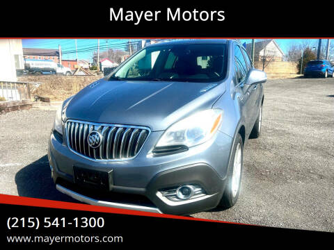 2015 Buick Encore for sale at Mayer Motors in Pennsburg PA