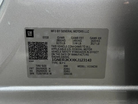 2019 Chevrolet Traverse RS