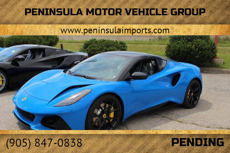 2024 Lotus Emira for sale at Peninsula Motor Vehicle Group in Oakville NY
