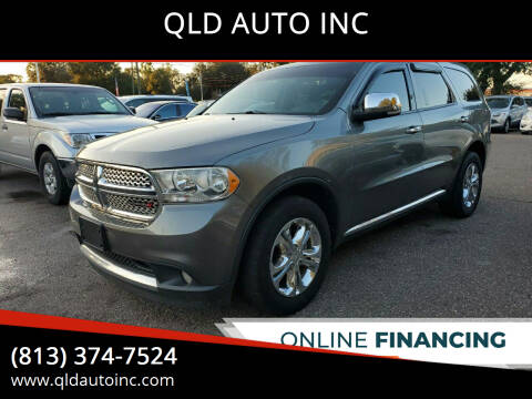 2012 Dodge Durango for sale at QLD AUTO INC in Tampa FL