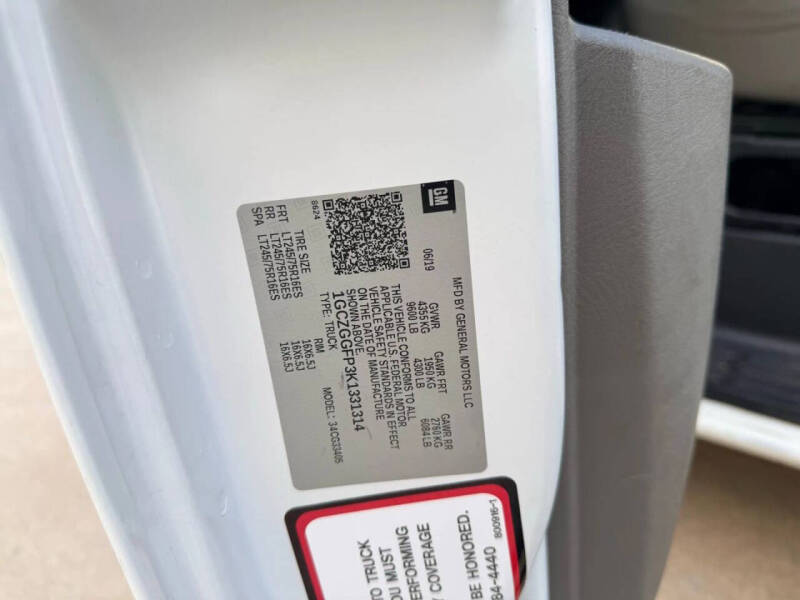 2019 Chevrolet Express 3500