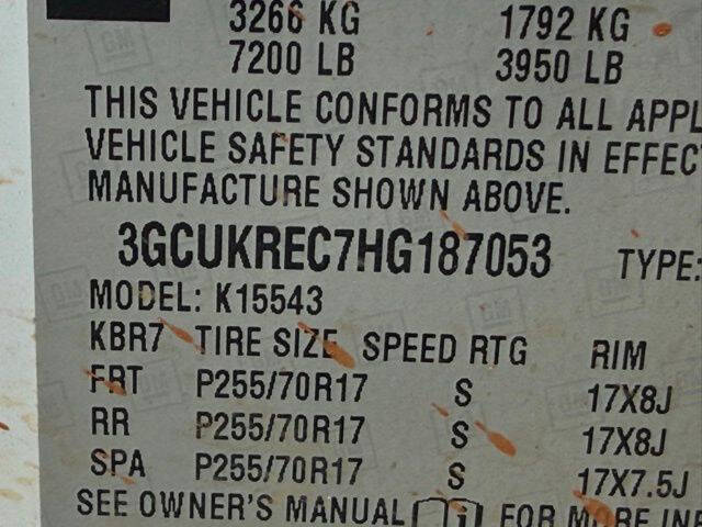 2017 Chevrolet Silverado 1500