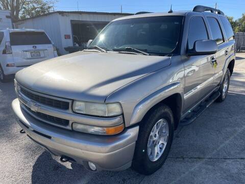 2003 Chevrolet Tahoe for sale at AMERICAN AUTO COMPANY in Beaumont TX