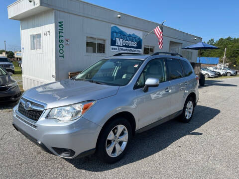 2015 Subaru Forester for sale at Mountain Motors LLC in Spartanburg SC