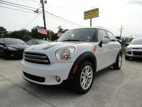 2015 MINI Countryman for sale at GREAT VALUE MOTORS in Jacksonville FL