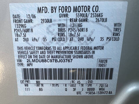 2007 Lincoln MKX