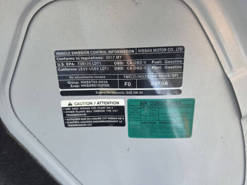 2017 Nissan NV200 SV