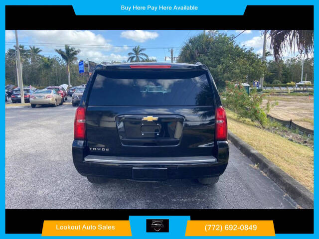 2015 Chevrolet Tahoe for sale at Lookout Auto Sales in Stuart, FL