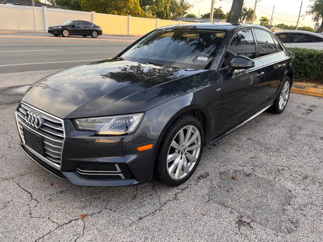 2018 Audi A4 for sale at M & J UNITED AUTO SALES in LAUDERDALE LAKES, FL