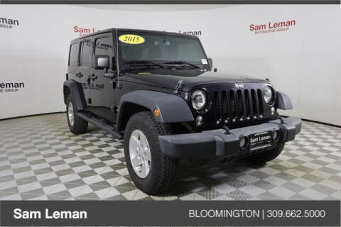 2015 Jeep Wrangler Unlimited for sale at Sam Leman CDJR Bloomington in Bloomington IL