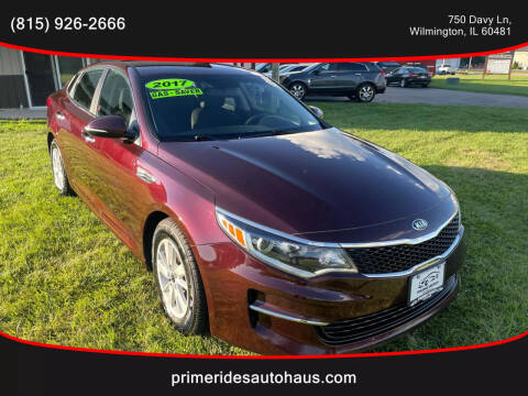 2017 Kia Optima for sale at Prime Rides Autohaus in Wilmington IL