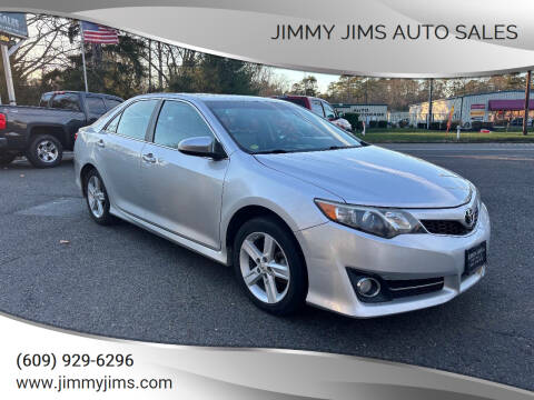 2012 Toyota Camry for sale at Jimmy Jims Auto Sales in Tabernacle NJ