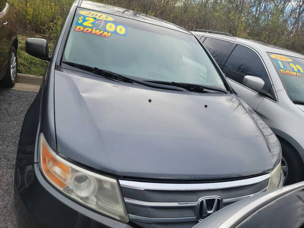 Dk. Gray 2013 Honda Odyssey LX LX 4dr Mini-Van 2