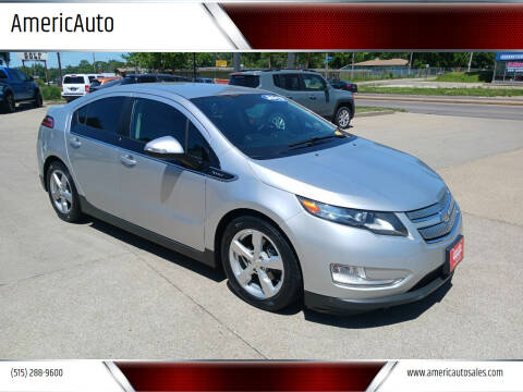 2013 Chevrolet Volt for sale at AmericAuto in Des Moines IA