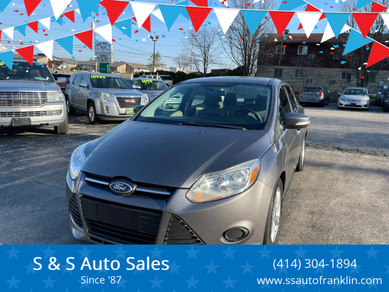 2014 Ford Focus for sale at S & S Auto Sales in Franklin WI