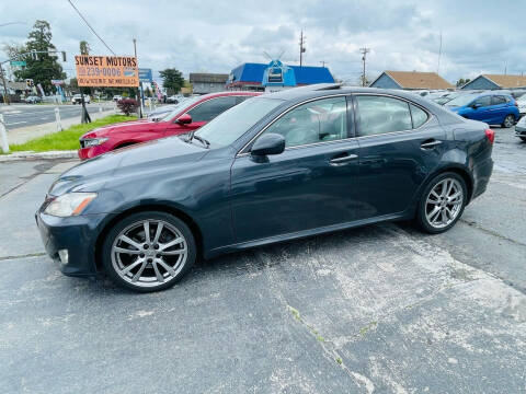 2008 Lexus IS 250 for sale at Sunset Motors in Manteca CA