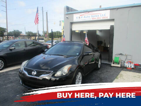 2012 Nissan Altima for sale at K & V AUTO SALES LLC in Hollywood FL
