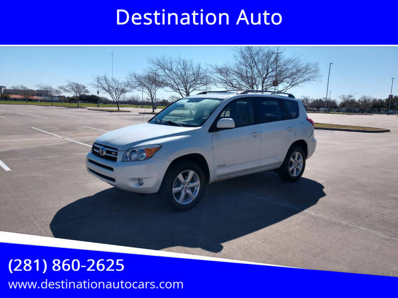 2008 Toyota RAV4 for sale at Destination Auto in Stafford TX