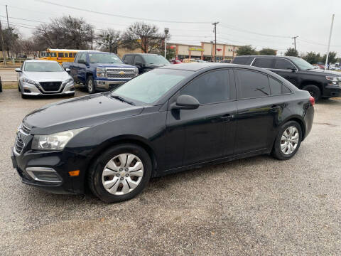 2015 Chevrolet Cruze for sale at WB Motors in Lewisville TX