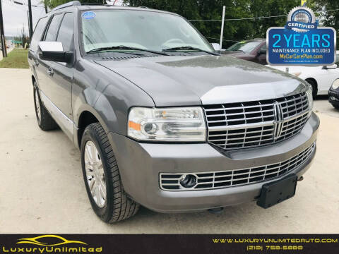 2011 Lincoln Navigator for sale at LUXURY UNLIMITED AUTO SALES in San Antonio TX
