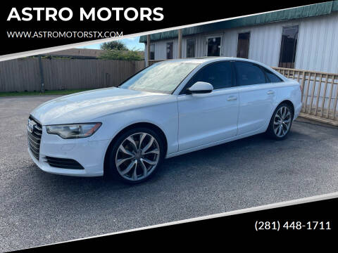 2013 Audi A6 for sale at ASTRO MOTORS in Houston TX